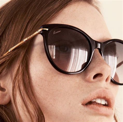 gucci cat eye sunglasses with metal bamboo temples|Gucci cat eye sunglasses beige.